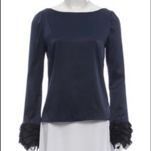 Katharine Kidd Navy Blouse